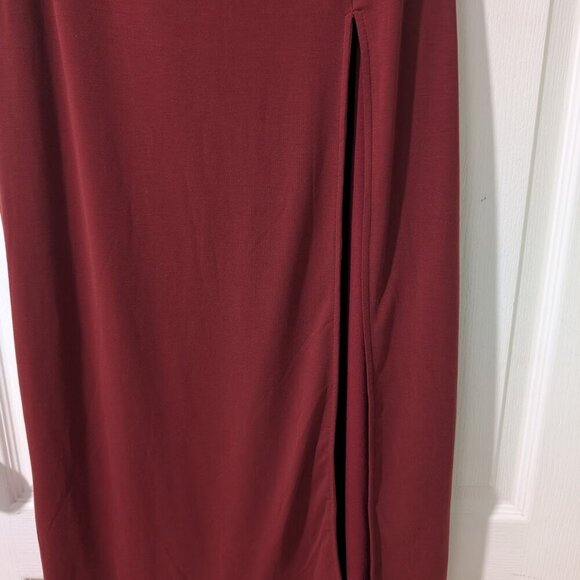 NWT Free People | Hayley Strapless Midi Dress In Russet Acorn - Picture 7 of 10